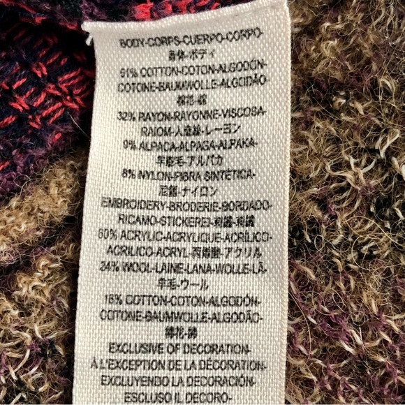 TUNIC - Women's Free People Multicolored Abstract Prism Patterned Tunic. Size S - Picture 16 of 16